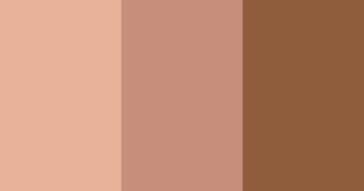 Download brown worm color palette PNG image (landscape)