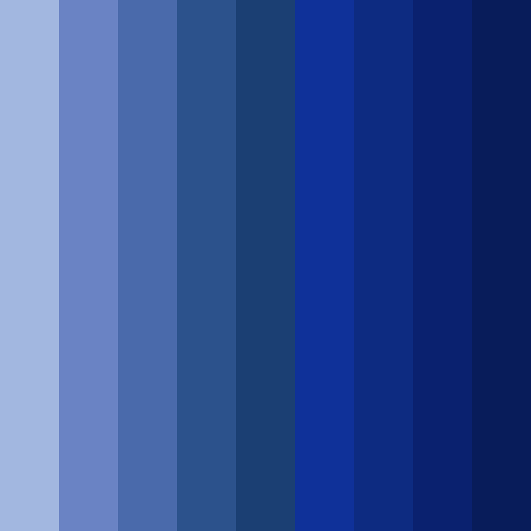 Download midnight ocean dreams color palette PNG image (square)