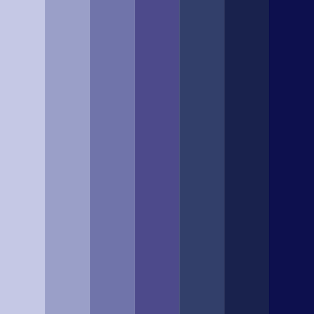 Download deep blue color palette PNG image (square)