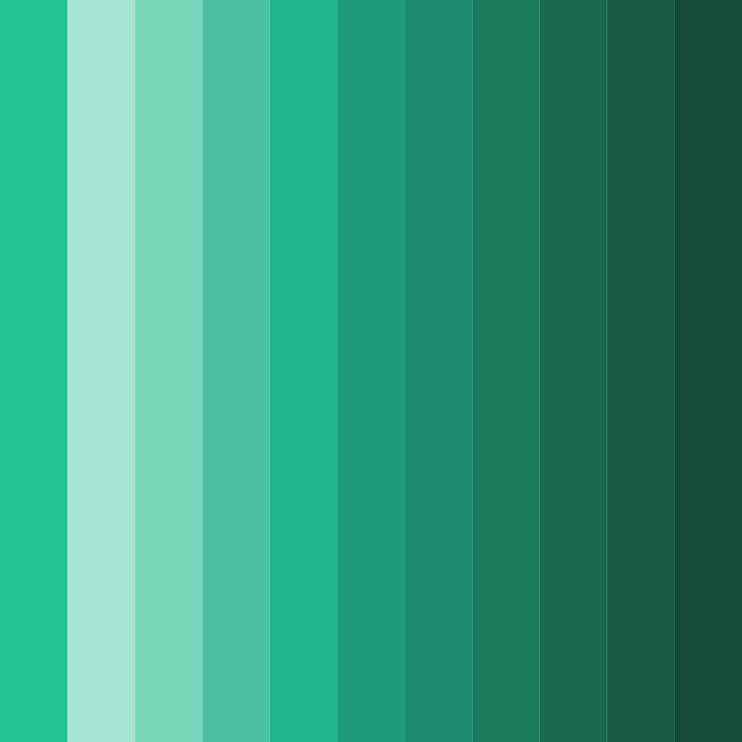 Download teal oasis color palette PNG image (square)