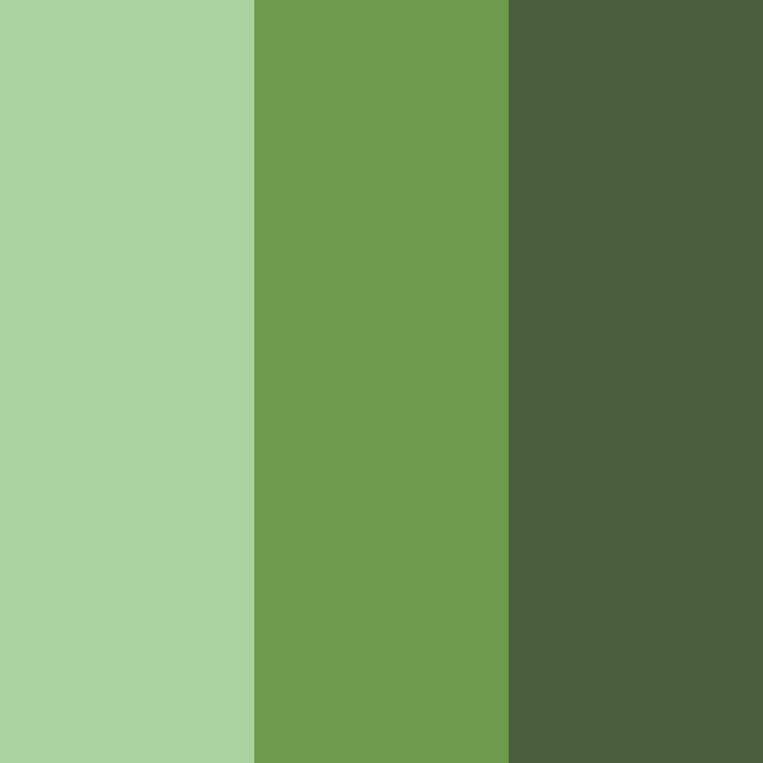 Download mossy depths color palette PNG image (square)
