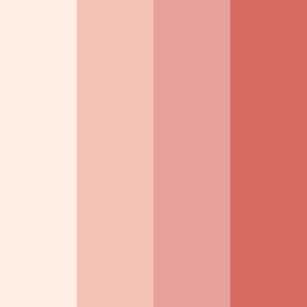 Download pink sunset color palette PNG image (square)