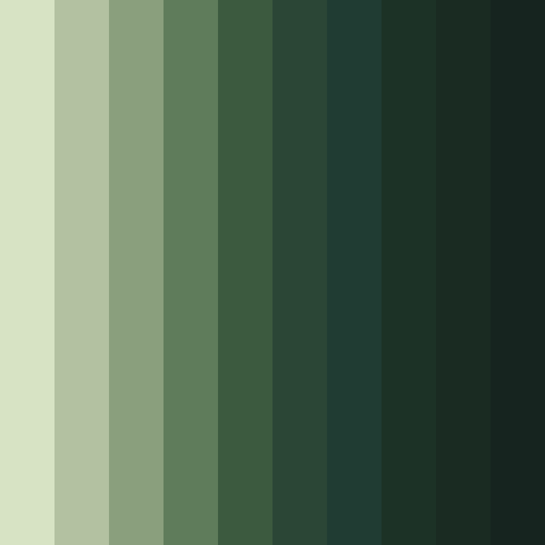 Download mossy haven color palette PNG image (square)