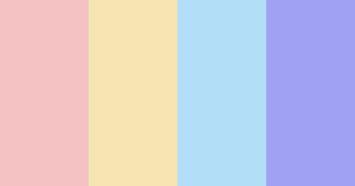 Download whimsical whisper color palette PNG image (landscape)