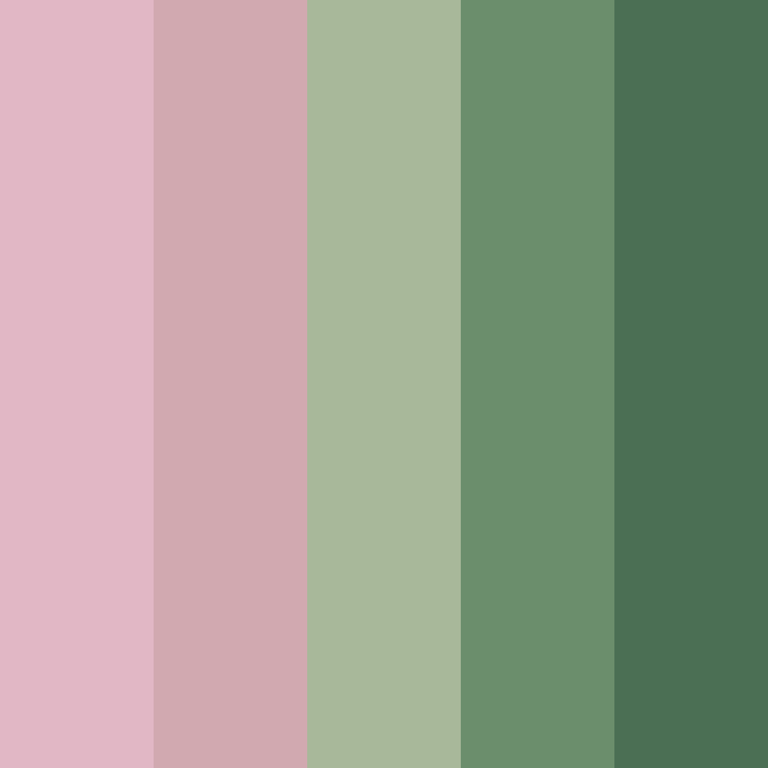 Download berry blossom breeze color palette PNG image (square)