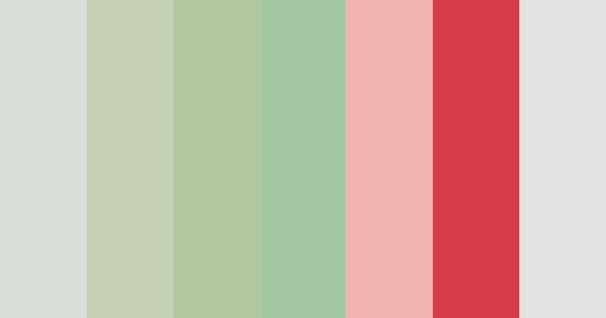 Download botanical bliss color palette PNG image (landscape)