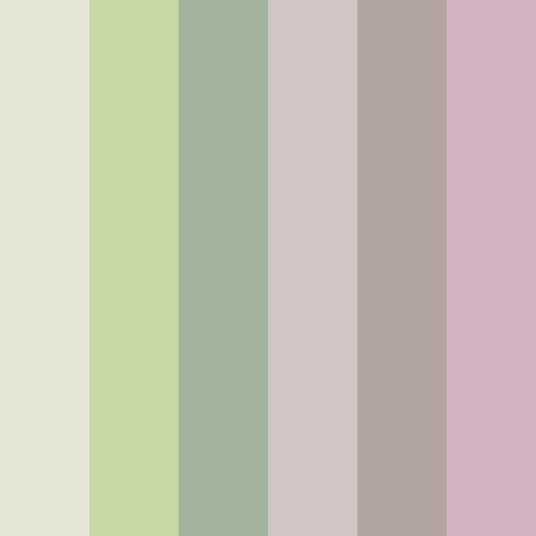Download whispering garden color palette PNG image (square)