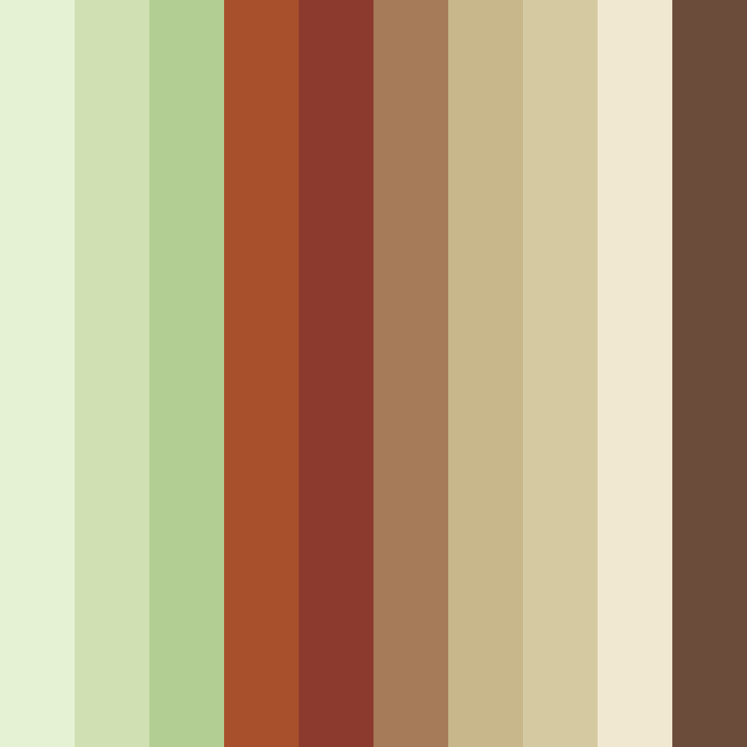 Download harvest harmony color palette PNG image (square)