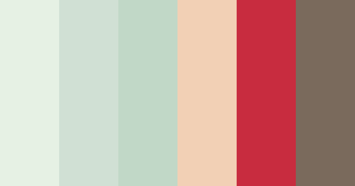 Download earthy tones color palette PNG image (landscape)