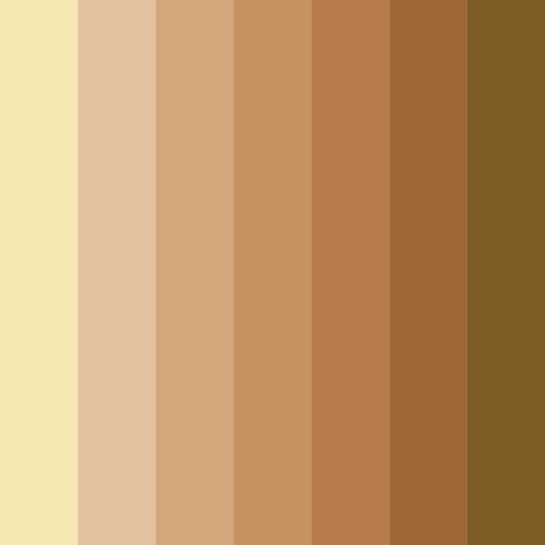 Download sand dunes color palette PNG image (square)
