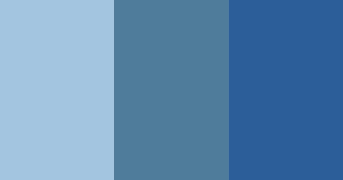 Download shades of blue color palette PNG image (landscape)