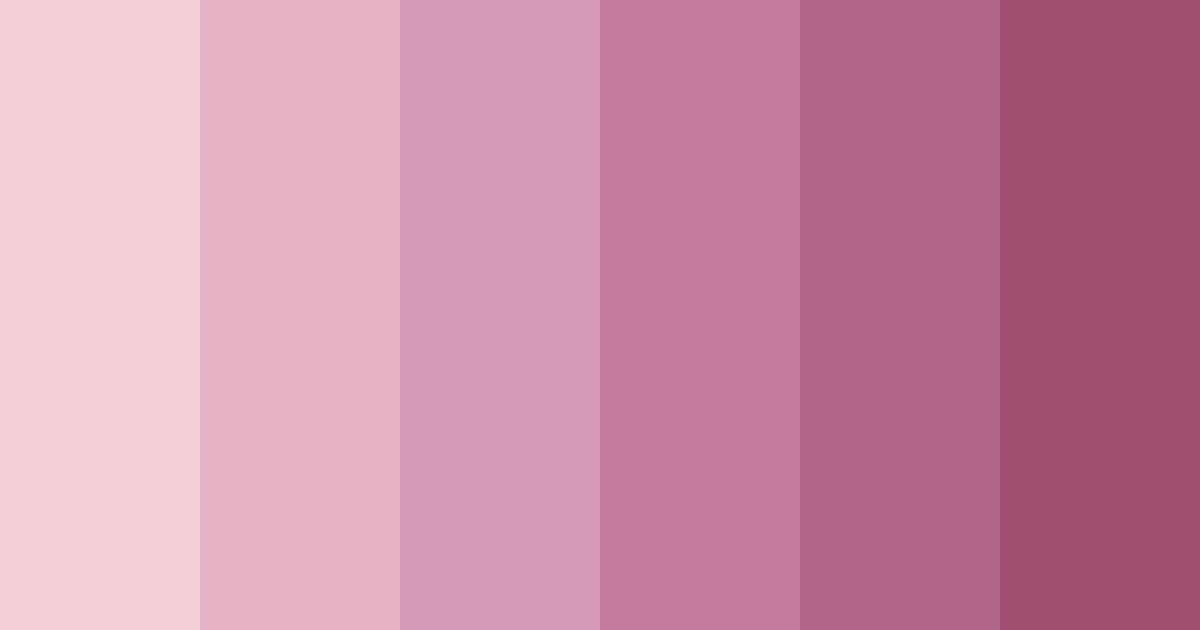 Download muted pink shades color palette PNG image (landscape)