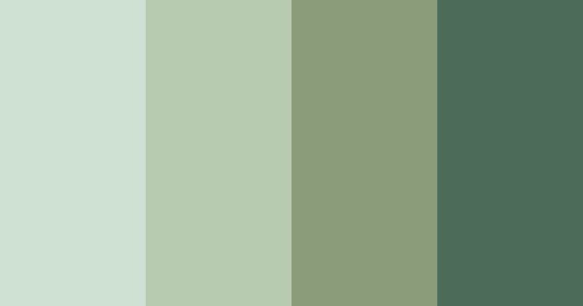 Download muted sage green color palette PNG image (landscape)