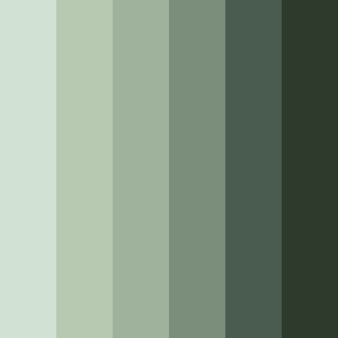 Download muted sage green color palette PNG image (square)