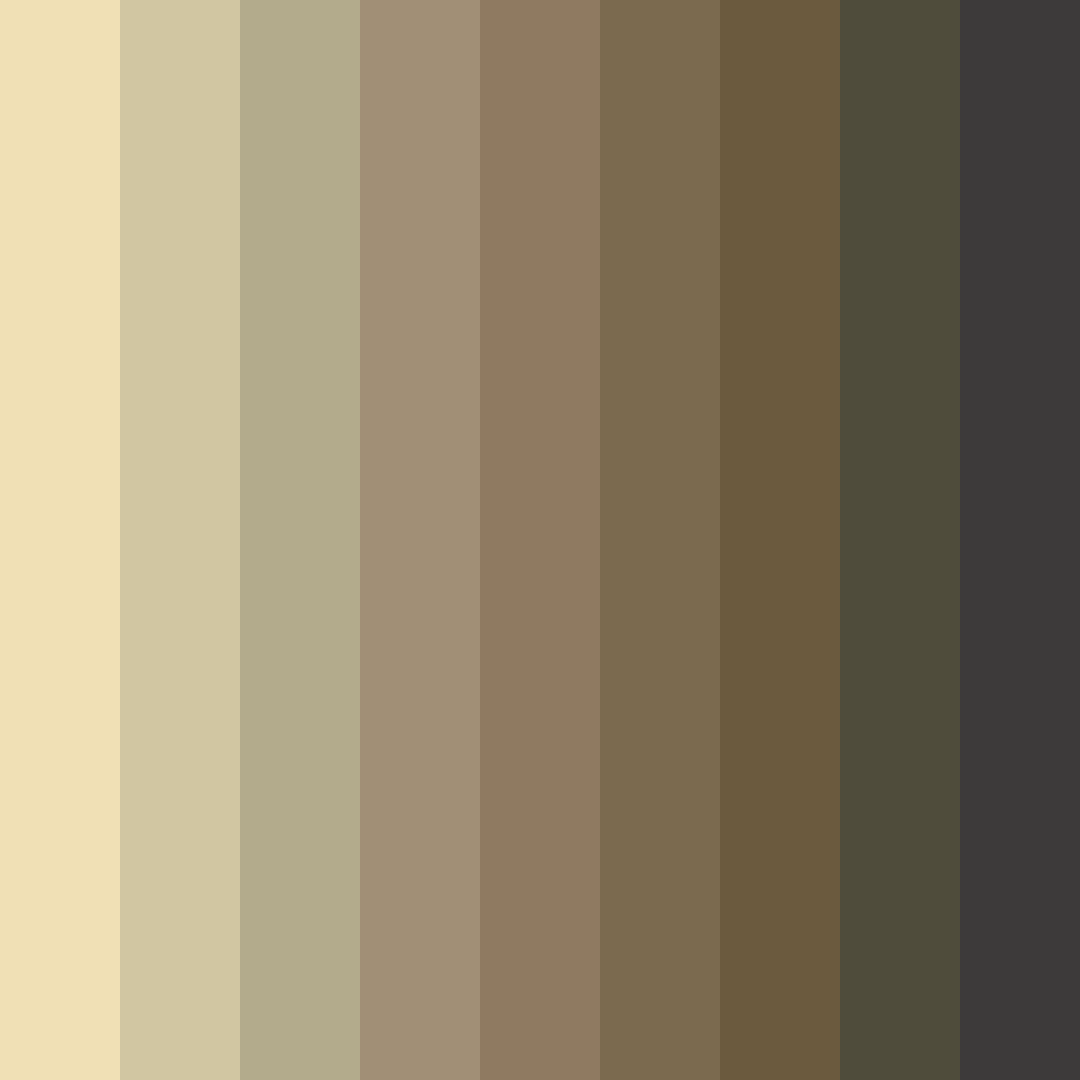 Download whispers of ashen gold color palette PNG image (square)