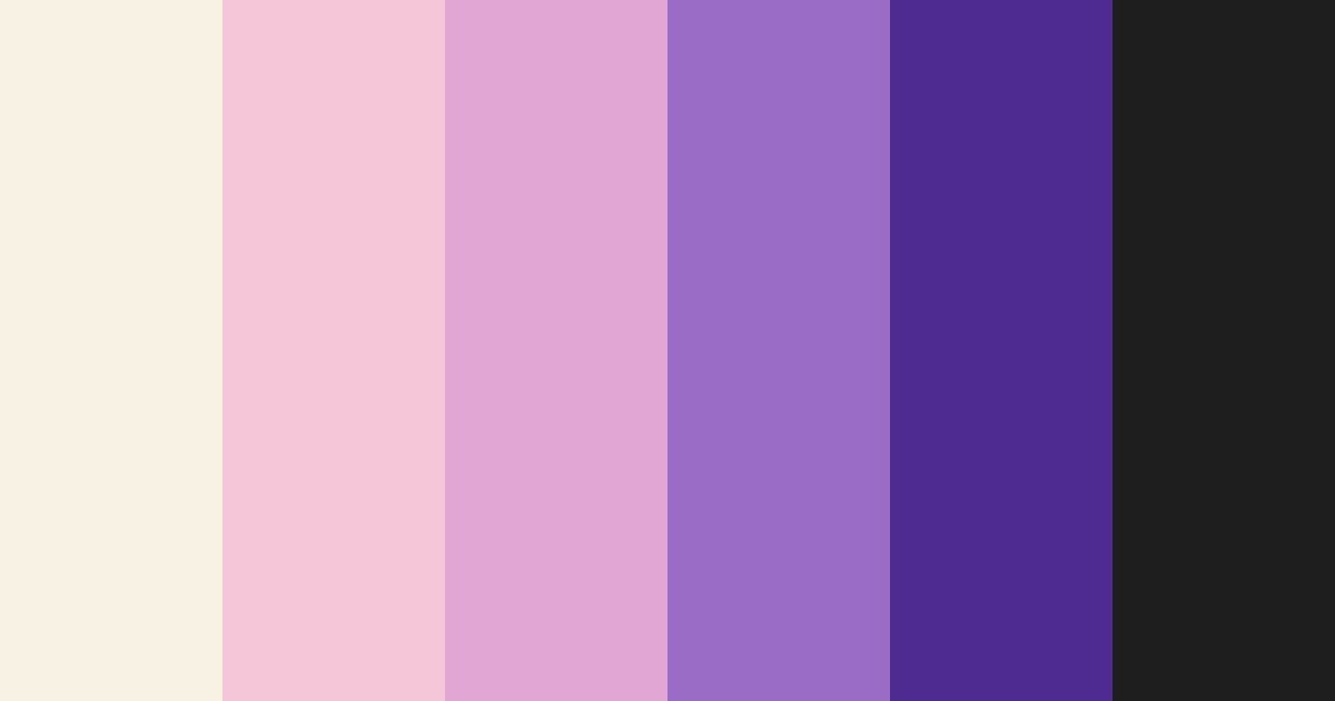 Download purple blush color palette PNG image (landscape)
