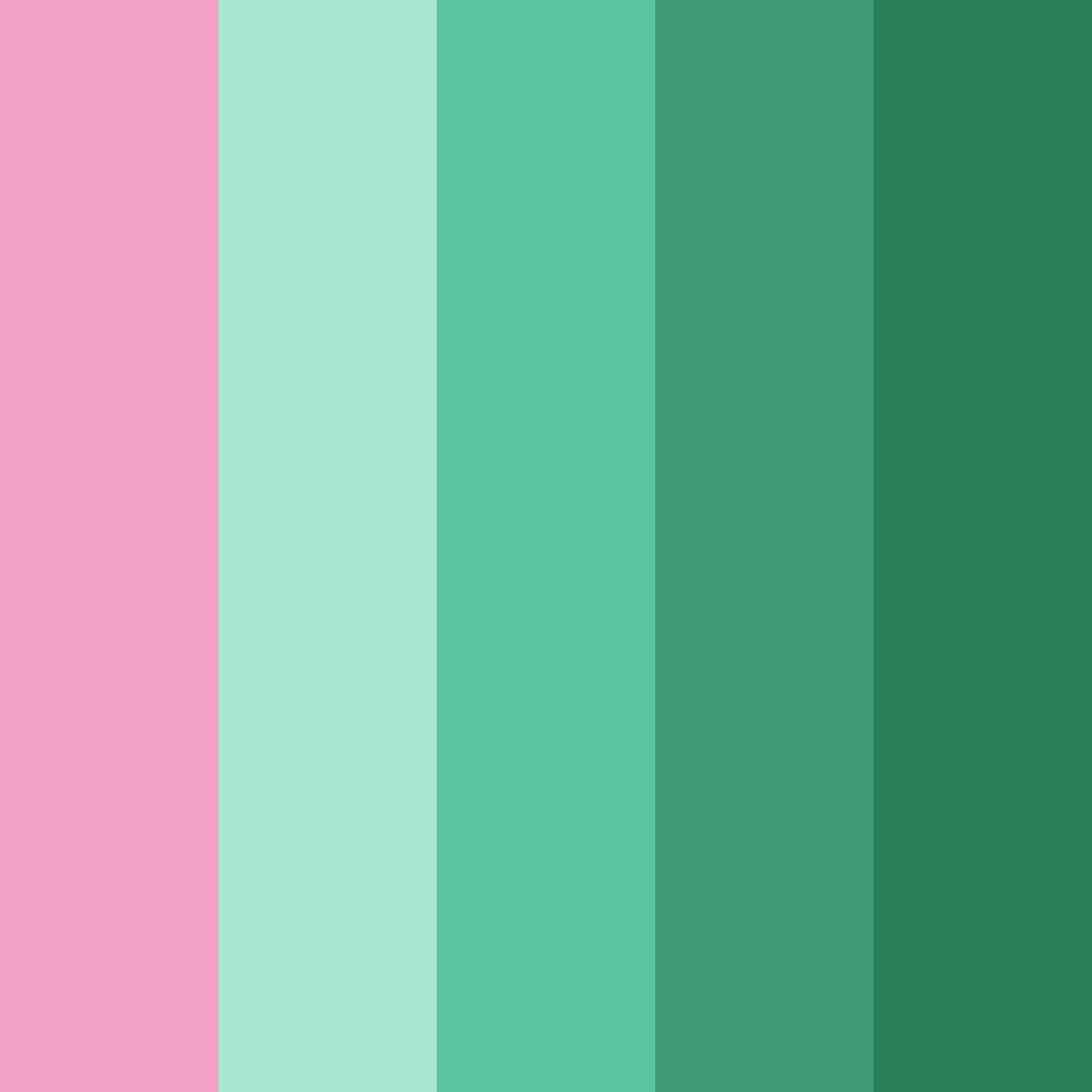 Download blossom oasis color palette PNG image (square)