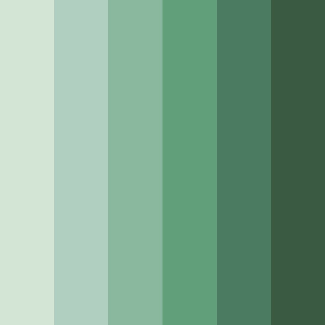 Download whispers of the forest color palette PNG image (square)