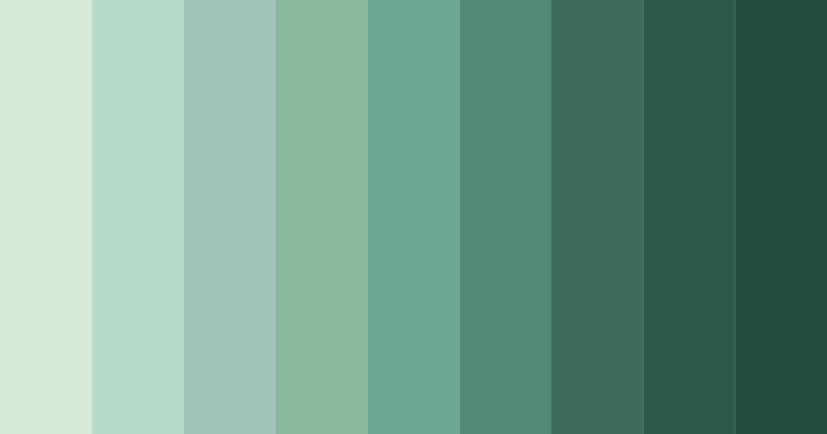 Download moss green serenity color palette PNG image (landscape)