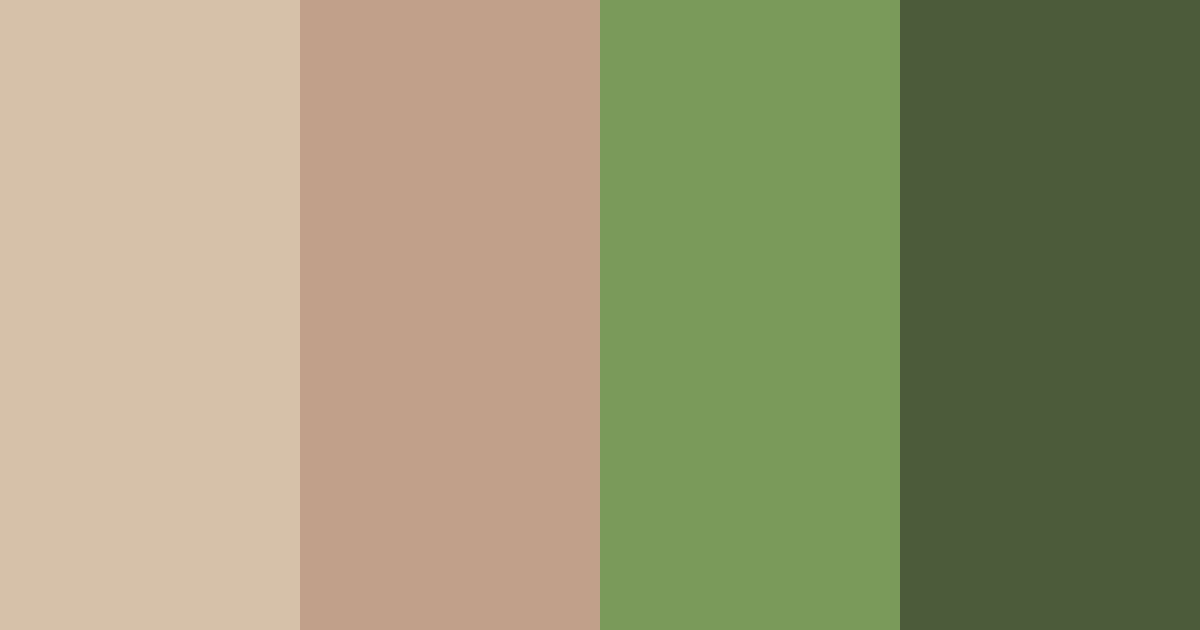 Download muted olive earth color palette PNG image (landscape)