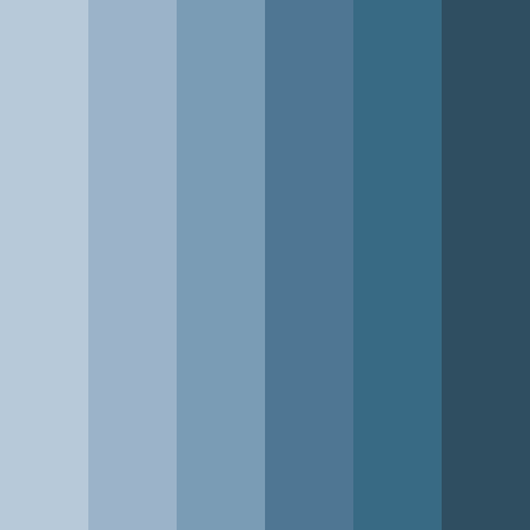 Download grey blue serenity color palette PNG image (square)