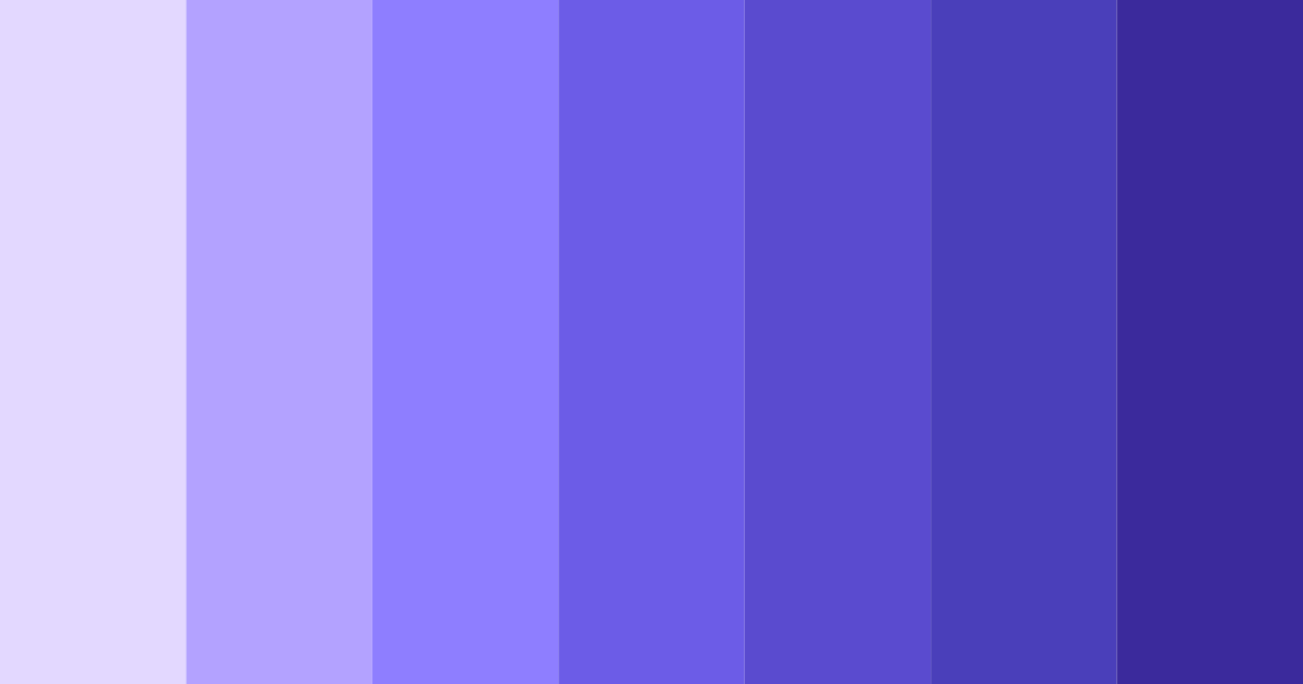 Download dreamy indigo nights color palette PNG image (landscape)