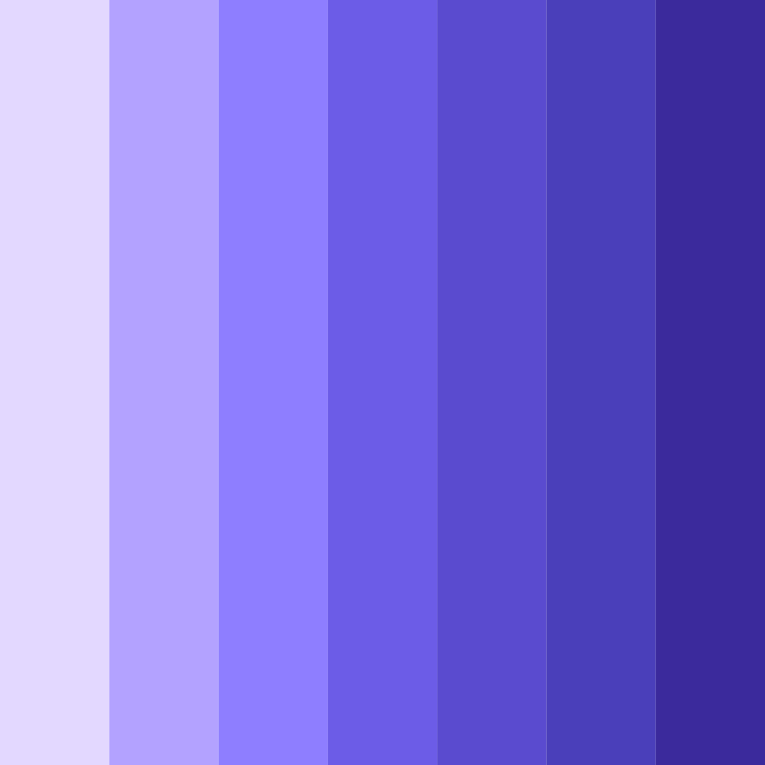 Download dreamy indigo nights color palette PNG image (square)