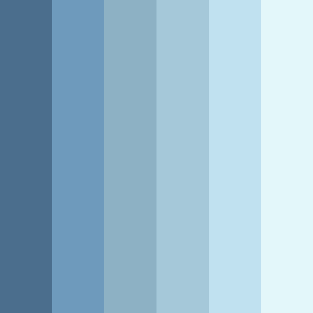 Download bluish black serenity color palette PNG image (square)