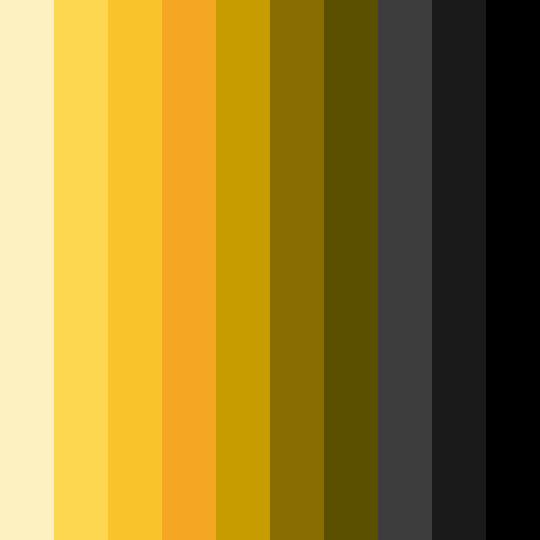 Download midnight gold rush color palette PNG image (square)