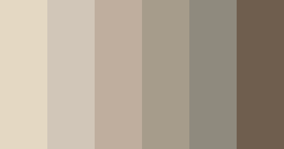 Download beige grey shades color palette PNG image (landscape)