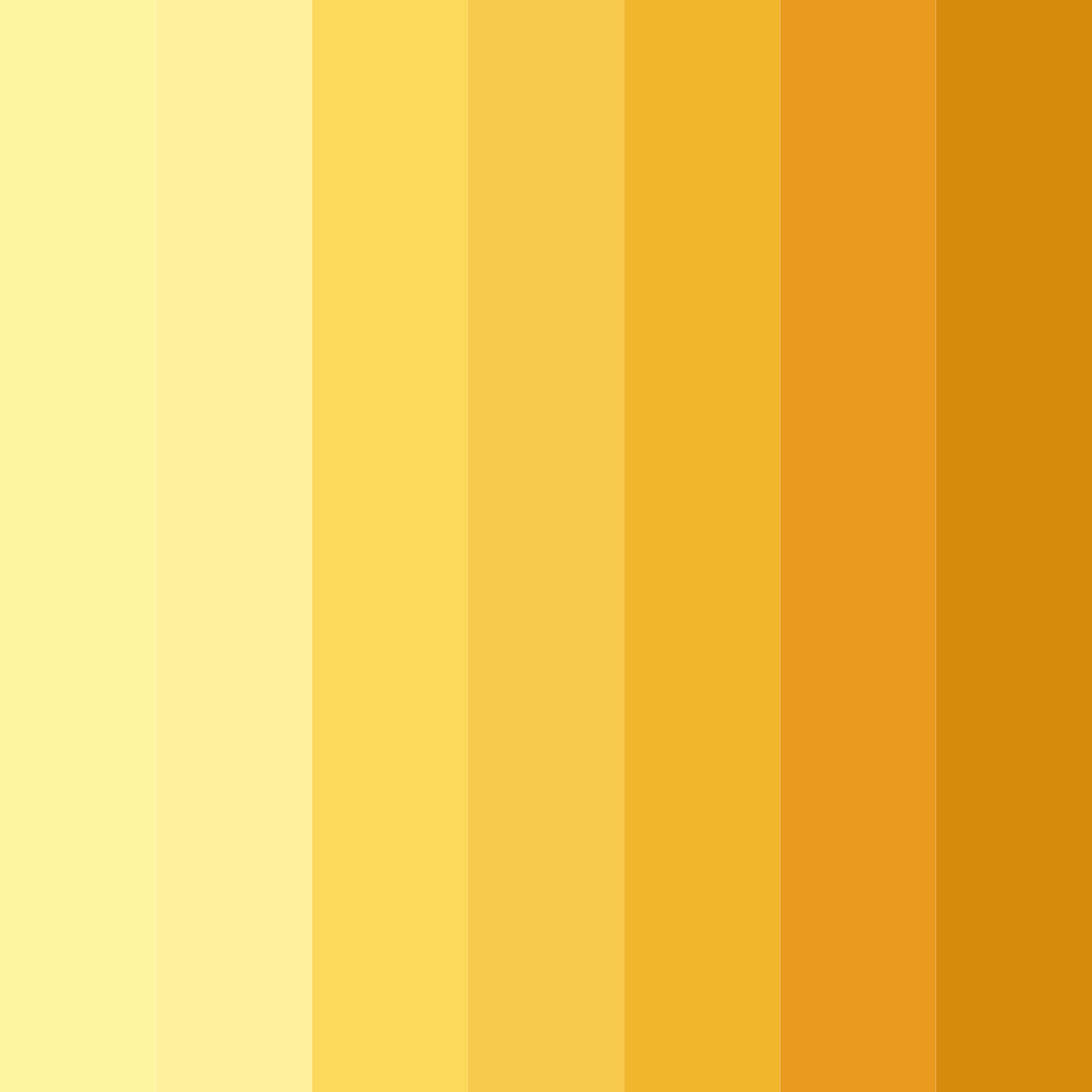 Download bright yellow color palette PNG image (square)