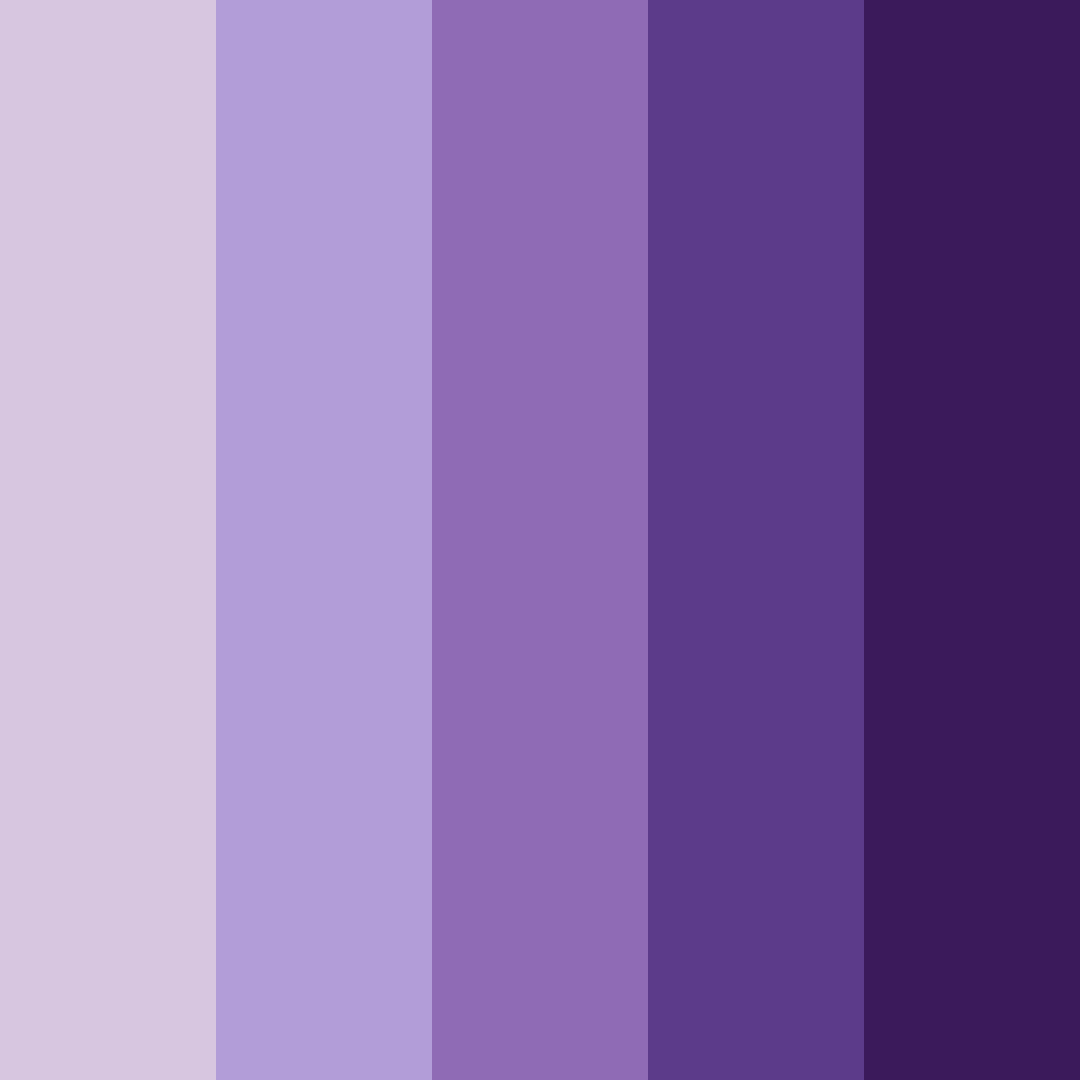 Download winter purple shades color palette PNG image (square)