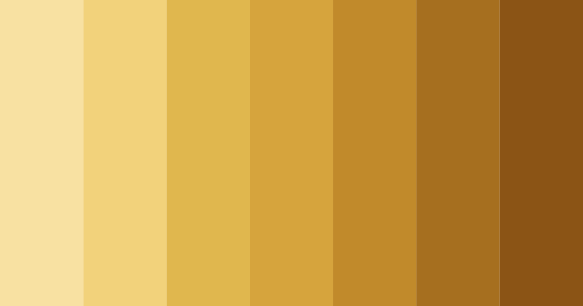 Download golden ember glow color palette PNG image (landscape)