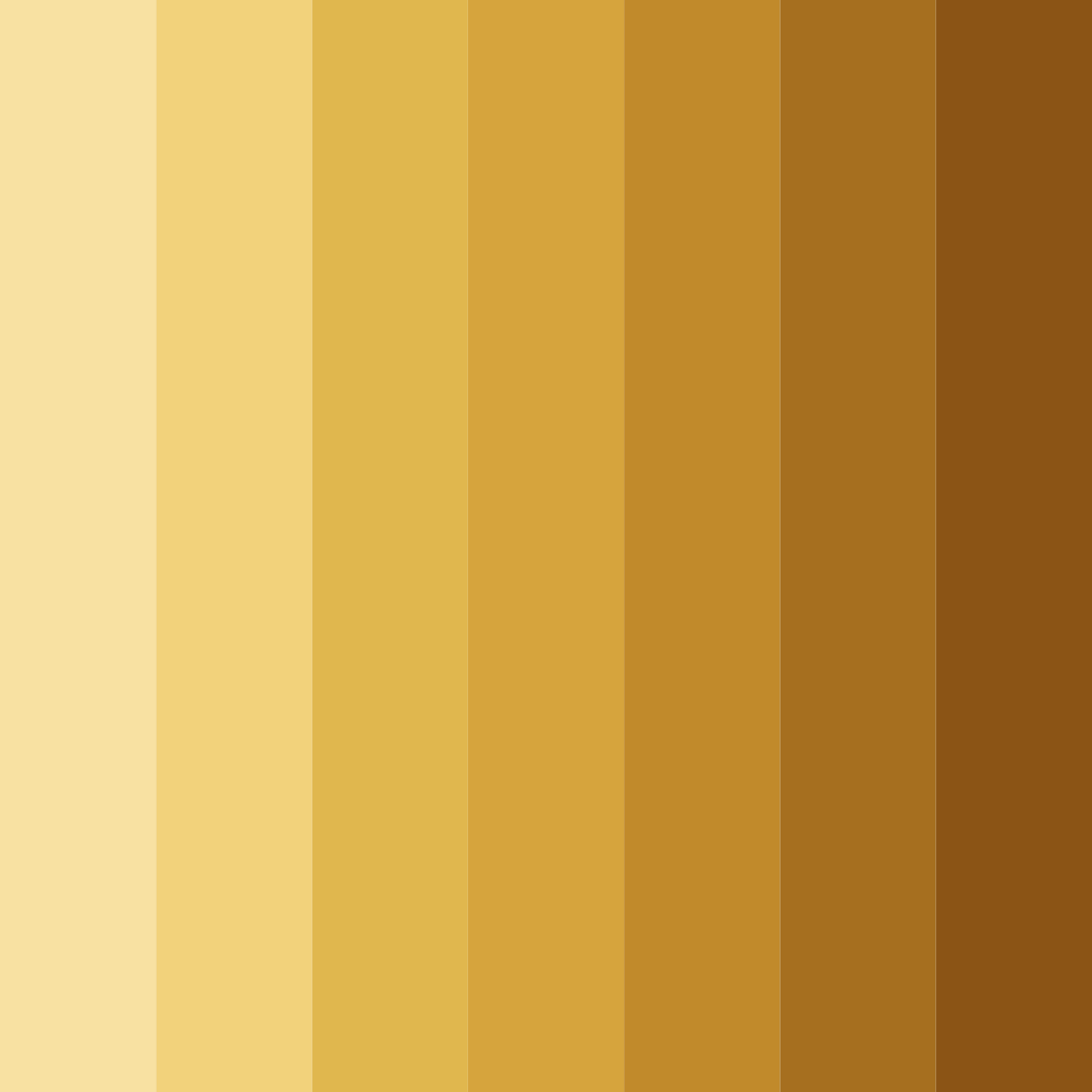 Download golden ember glow color palette PNG image (square)