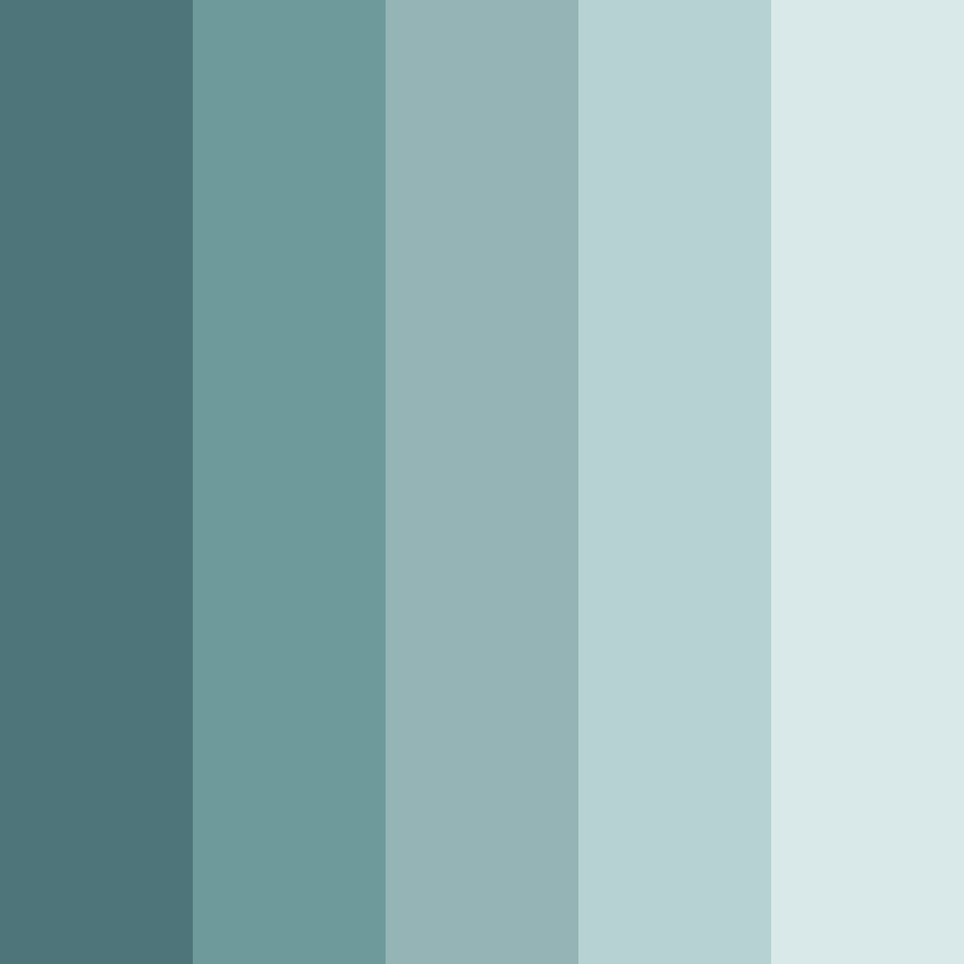 Download teal breeze color palette PNG image (square)