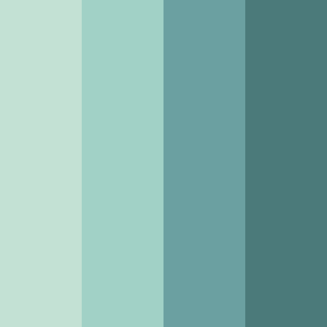 Download serene canopy color palette PNG image (square)