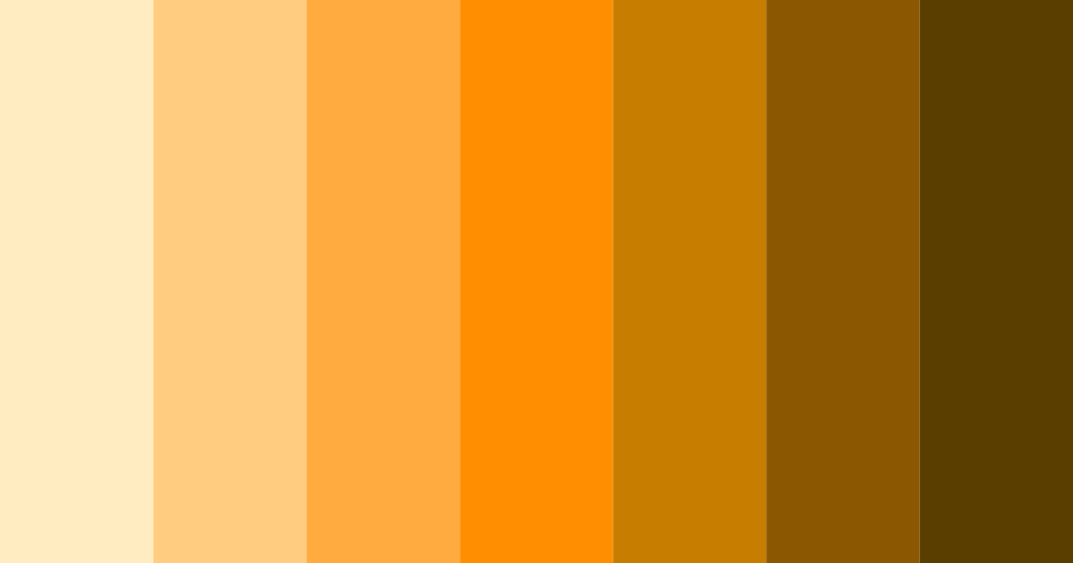 Download honeyed earthtones color palette PNG image (landscape)