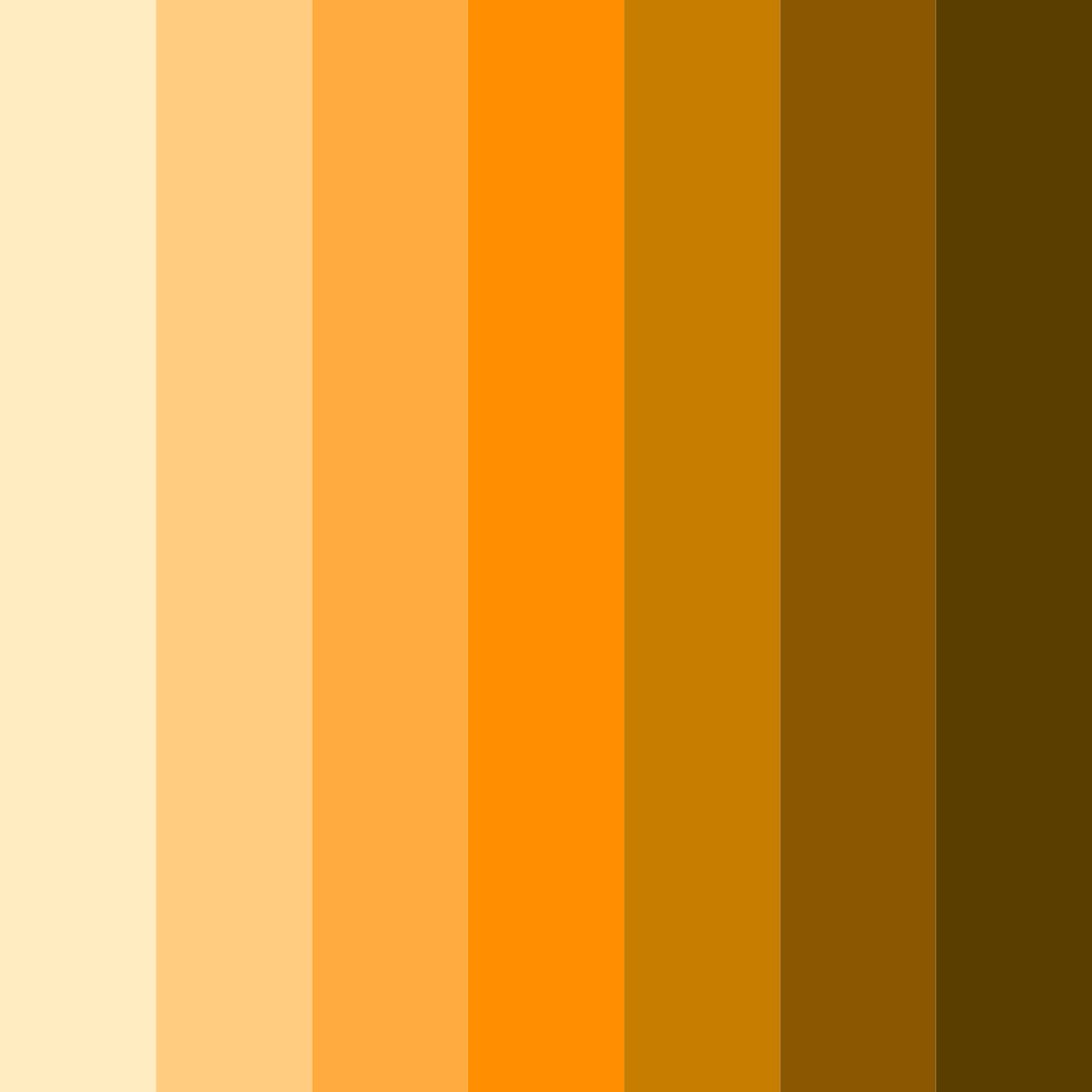Download honeyed earthtones color palette PNG image (square)