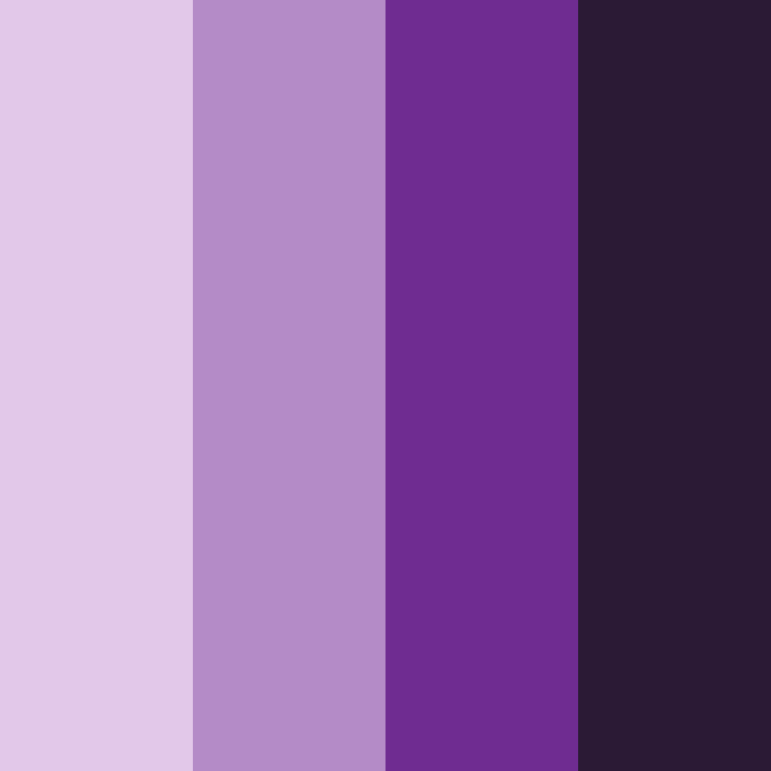 Download purple jewels color palette PNG image (square)