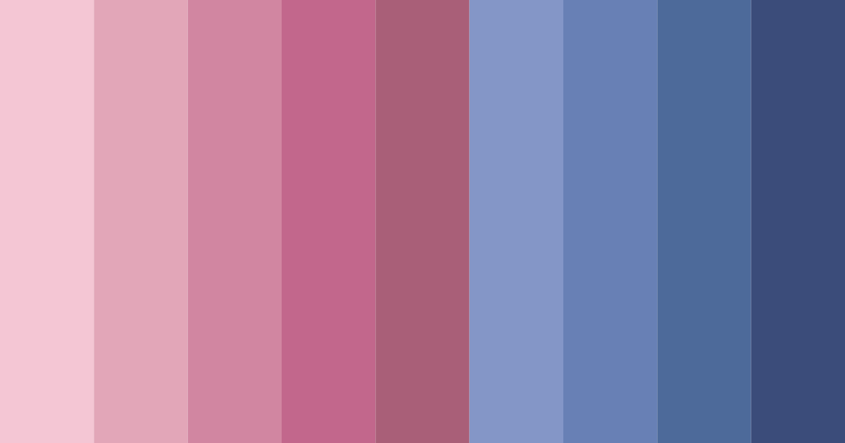 Download soft blue and rose color palette PNG image (landscape)