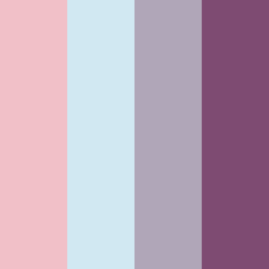 Download whispers of dawn color palette PNG image (square)