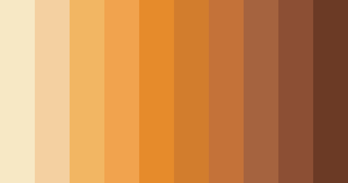 Download warm orange color palette PNG image (landscape)