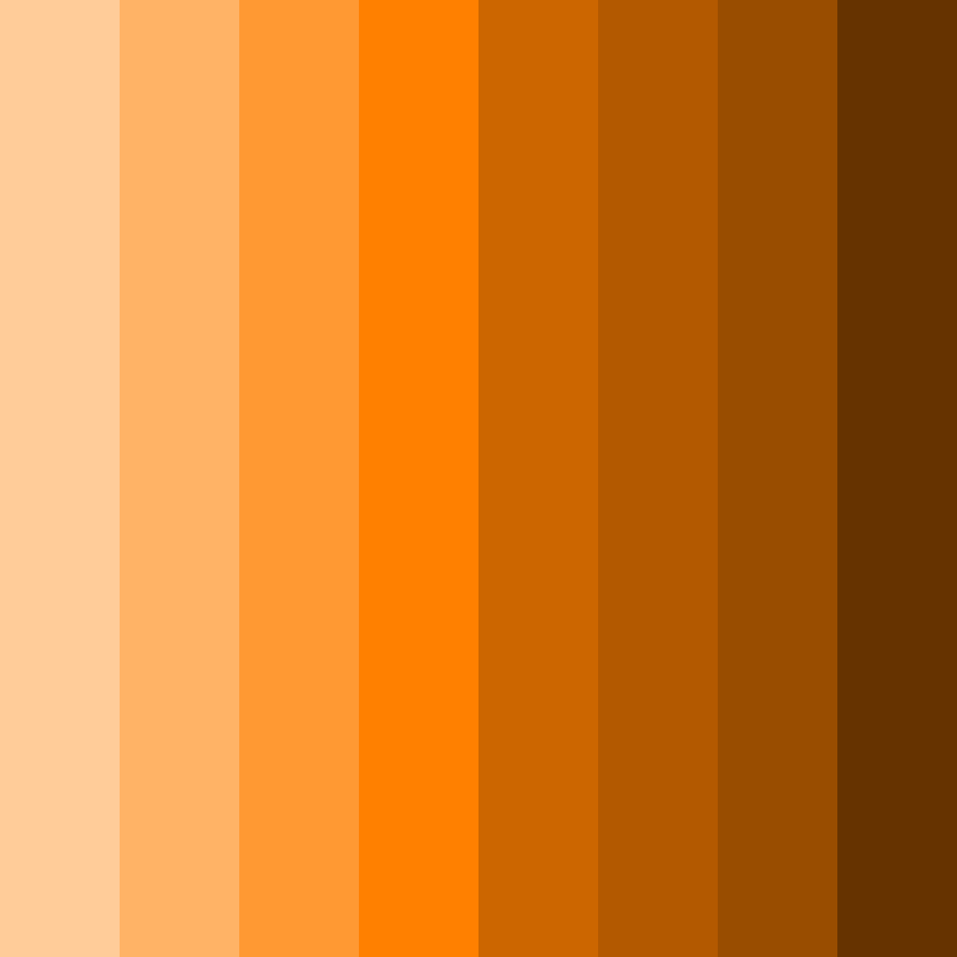 Download citrus sunset color palette PNG image (square)