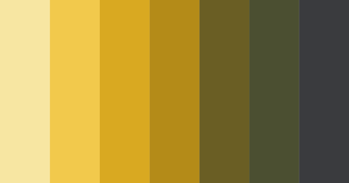 Download gold shades color palette PNG image (landscape)