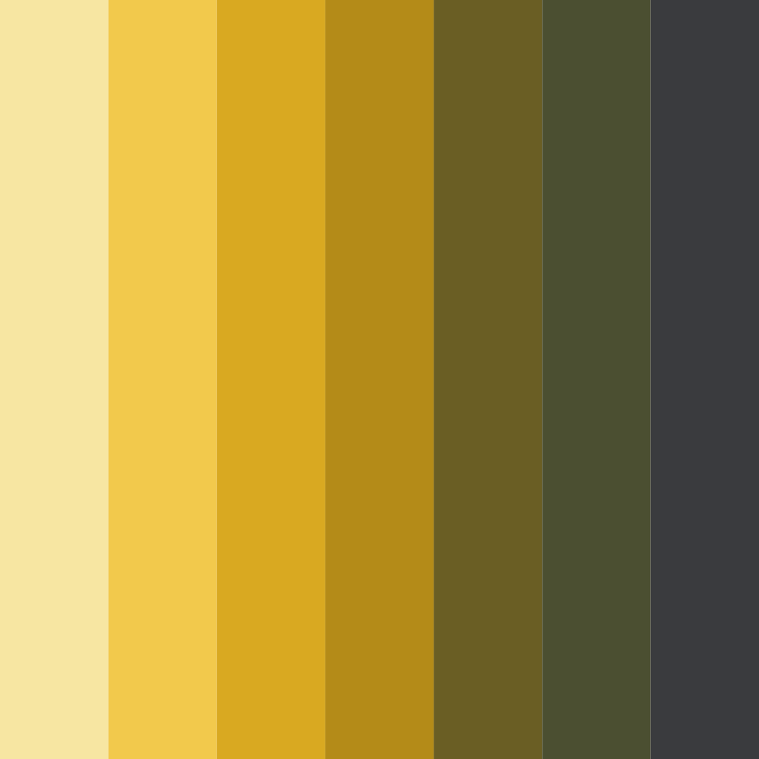 Download gold shades color palette PNG image (square)