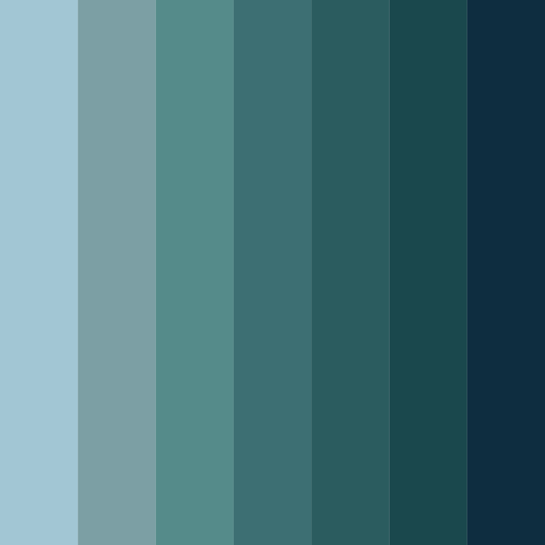 Download deep ocean whisper color palette PNG image (square)