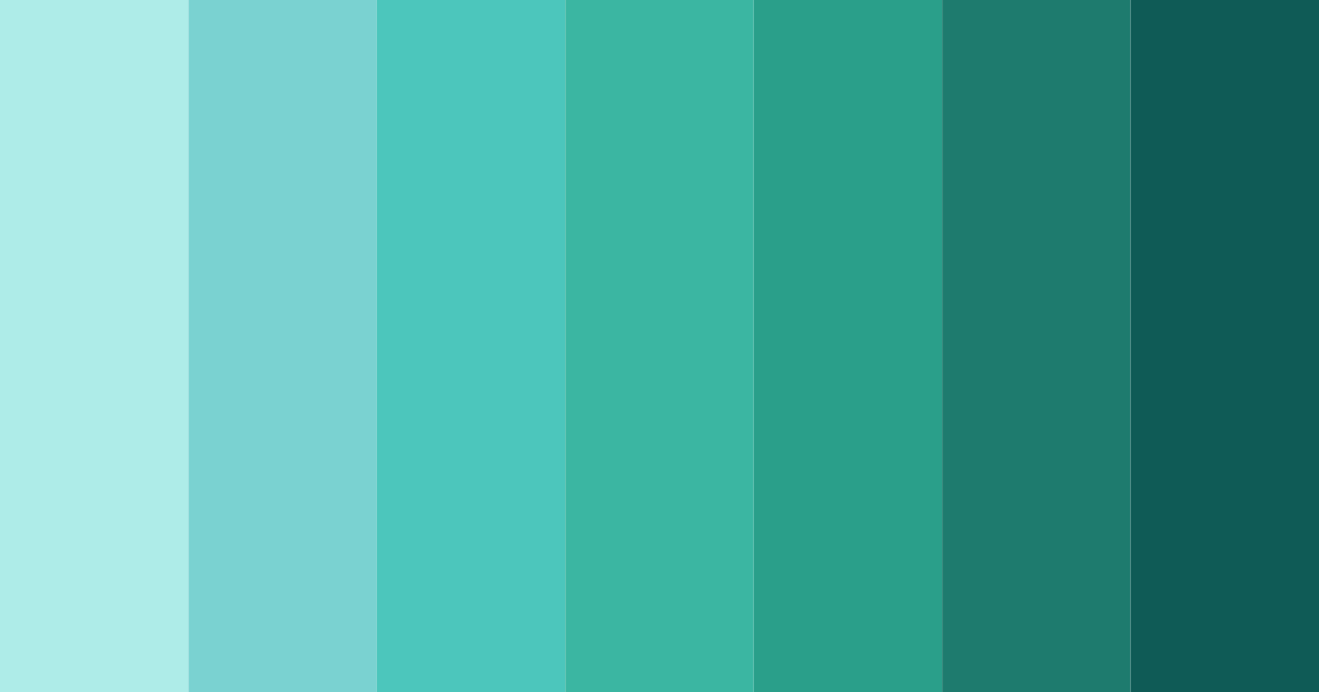 Download ocean green serenity color palette PNG image (landscape)