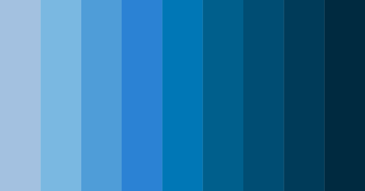 Download azure depths color palette PNG image (landscape)