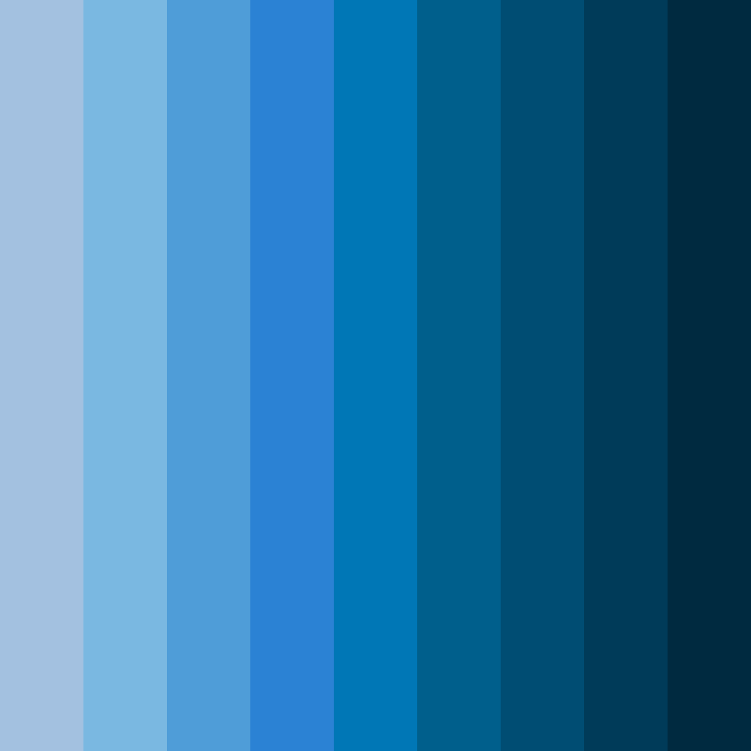 Download azure depths color palette PNG image (square)