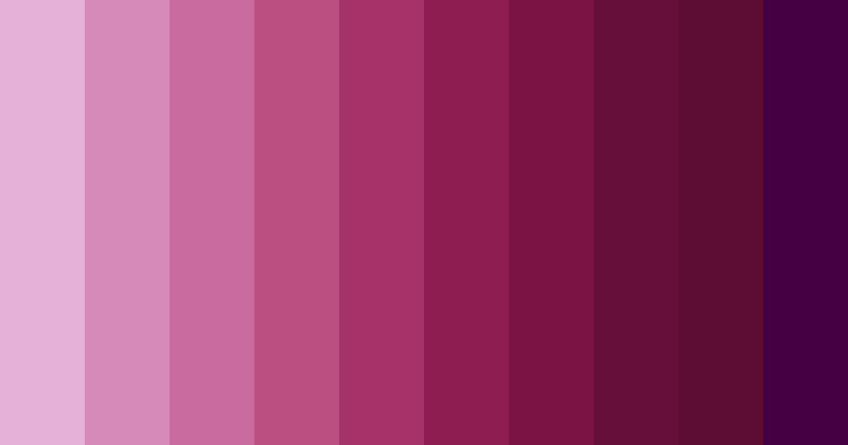 Download velvet twilight color palette PNG image (landscape)